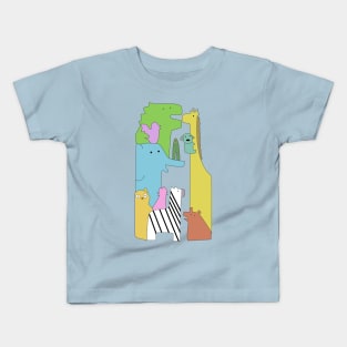 Goofy Animals Kids T-Shirt